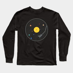 This Vinyl Record Solar System (Space Music) Long Sleeve T-Shirt